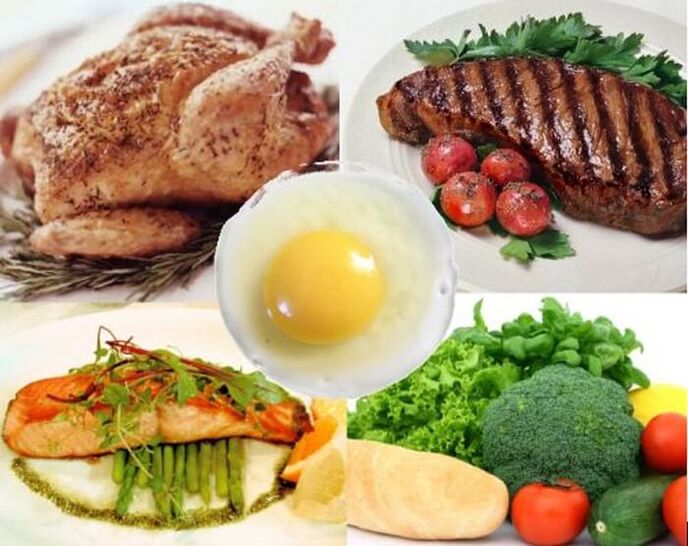 Dania zawarte w 14-dniowym menu diety białkowej na odchudzanie
